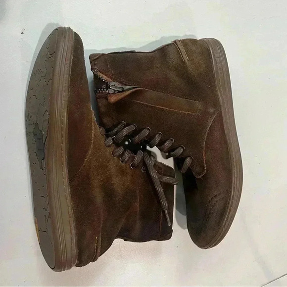 Diesel only the Brave Side Zipped Brown Ancle Boots Men's US 7 RN93243 Leather - Picture 2 of 8